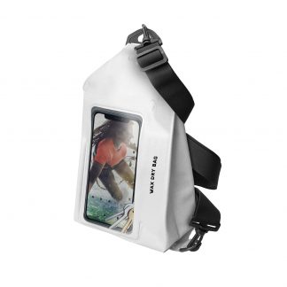 SBS TEWAXPOUCHW White Marsupio Tracolla con Finestra Touchscreen