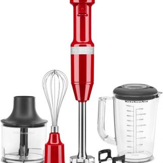 Kitchenaid 5KHBV83EER Frullatore a Immersione Rosso 180W 1 Litri