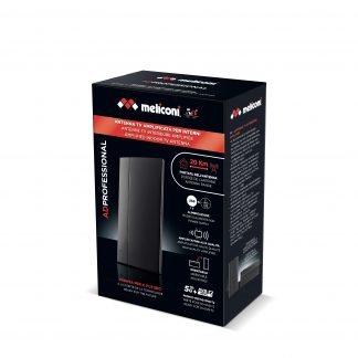 Meliconi AD Professional R1 USB Antenna da Interno 5G e DVB-T2 HEVC