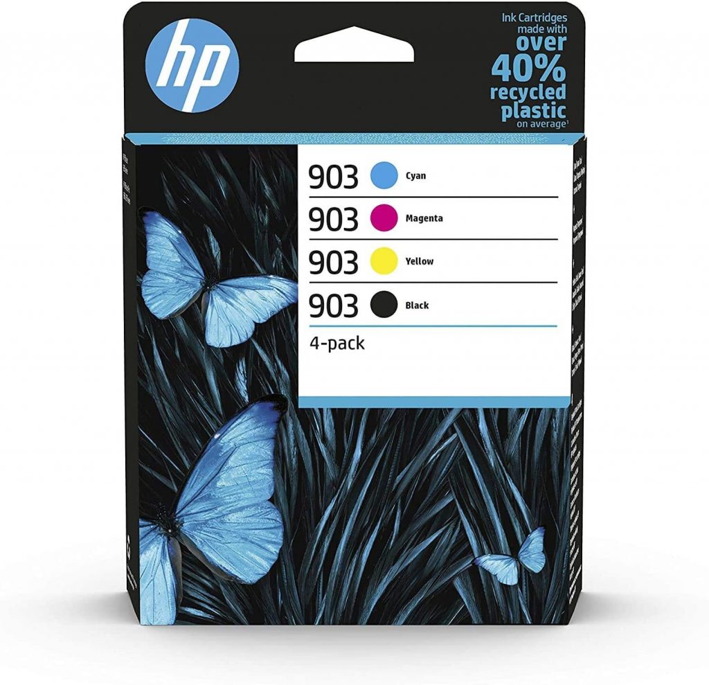 HP 903 Multipack 4 Cartucce Ink-Jet Nero Ciano Magenta Giallo Originali