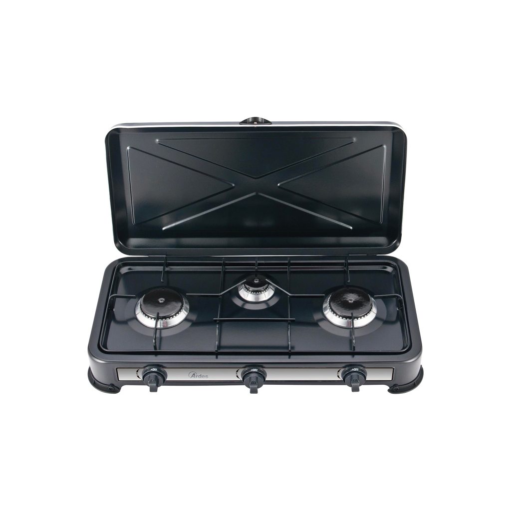 Ardes AR1FG03 Fornello Nero a Gas 2900W