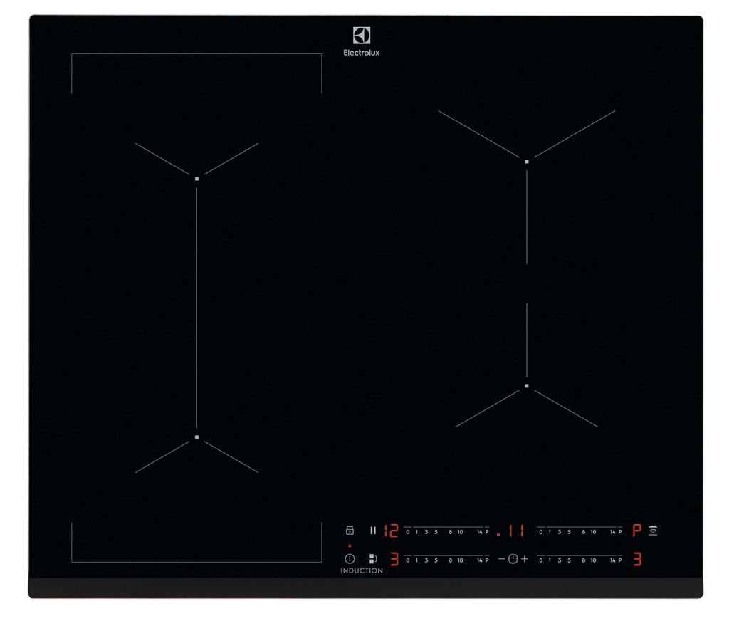 Electrolux CIL63443 Piano Cottura a Induzione Nero 60Cm 4 Zone