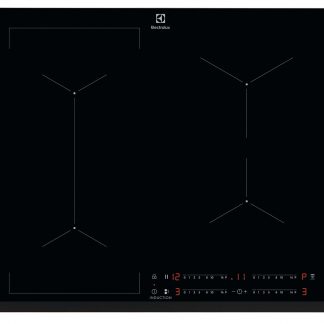 Electrolux CIL63443 Piano Cottura a Induzione Nero 60Cm 4 Zone