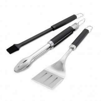 Weber 6764 Set 3 Utensili per Barbecue Inox Precision 46CM