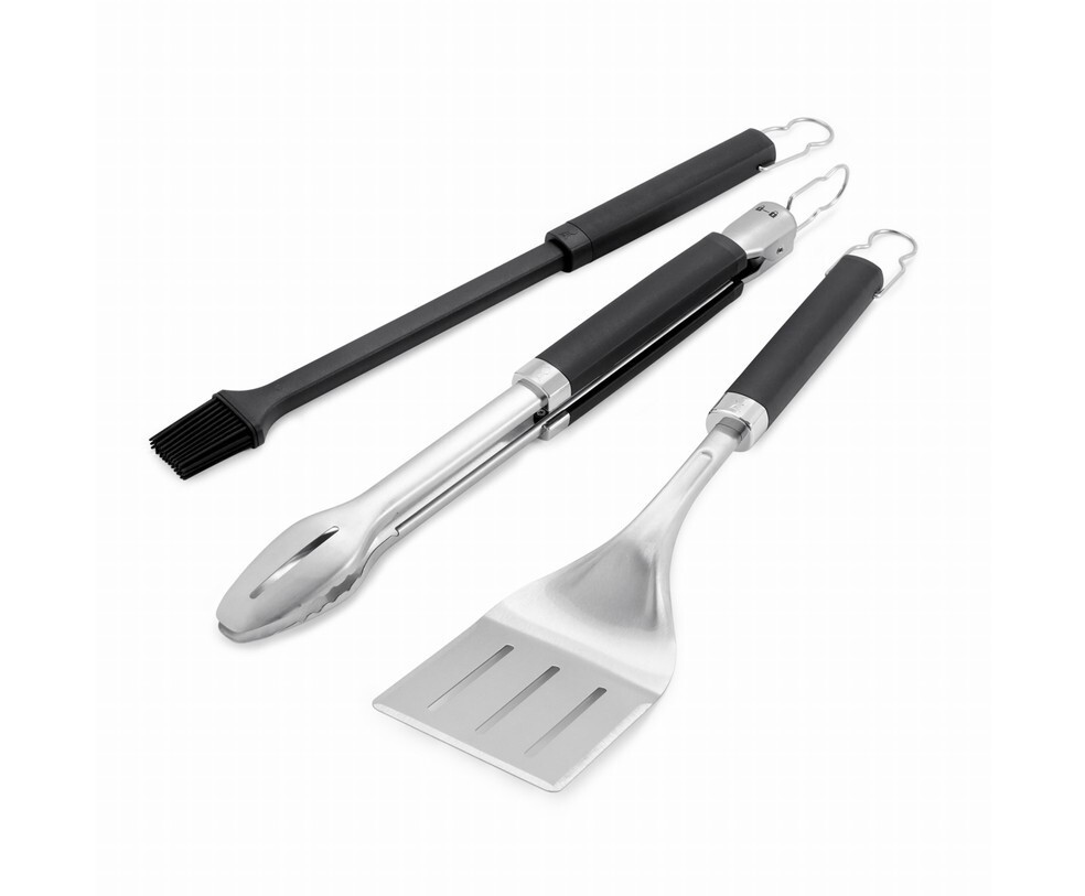 Weber 6764 Set 3 Utensili per Barbecue Inox Precision 46CM
