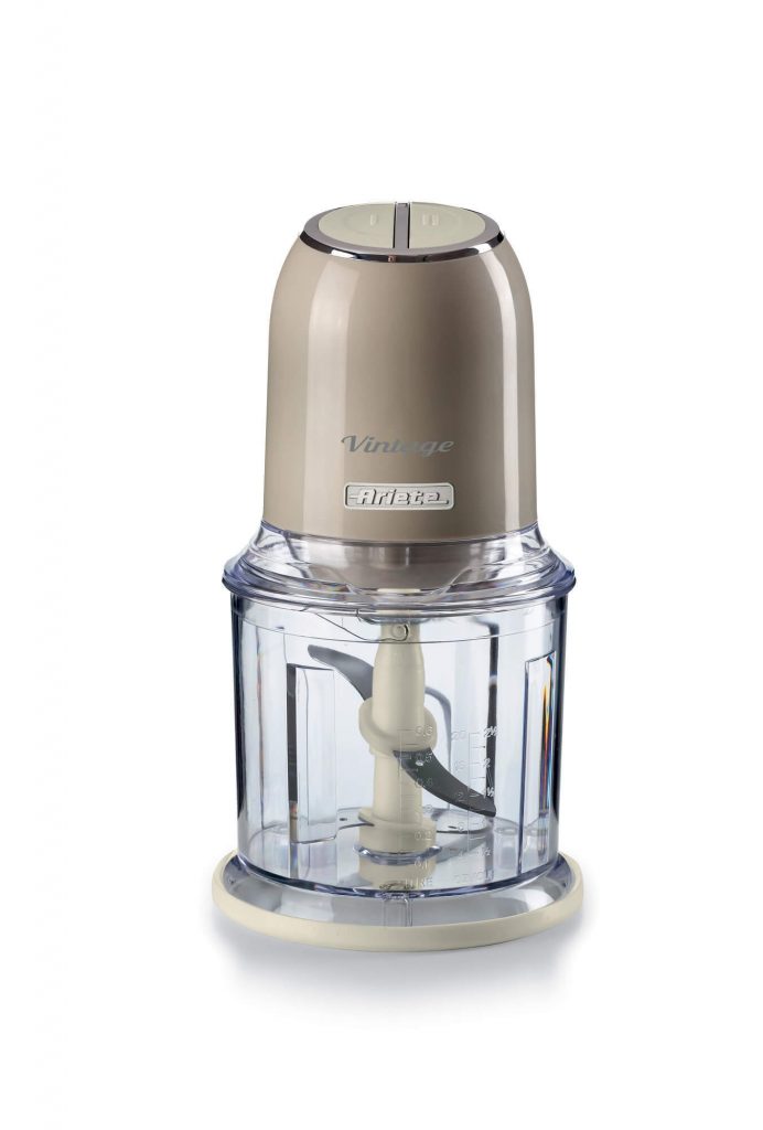Ariete Vintage Beige Tritatutto 400W 600 ml 4 Lame in Acciaio Inox
