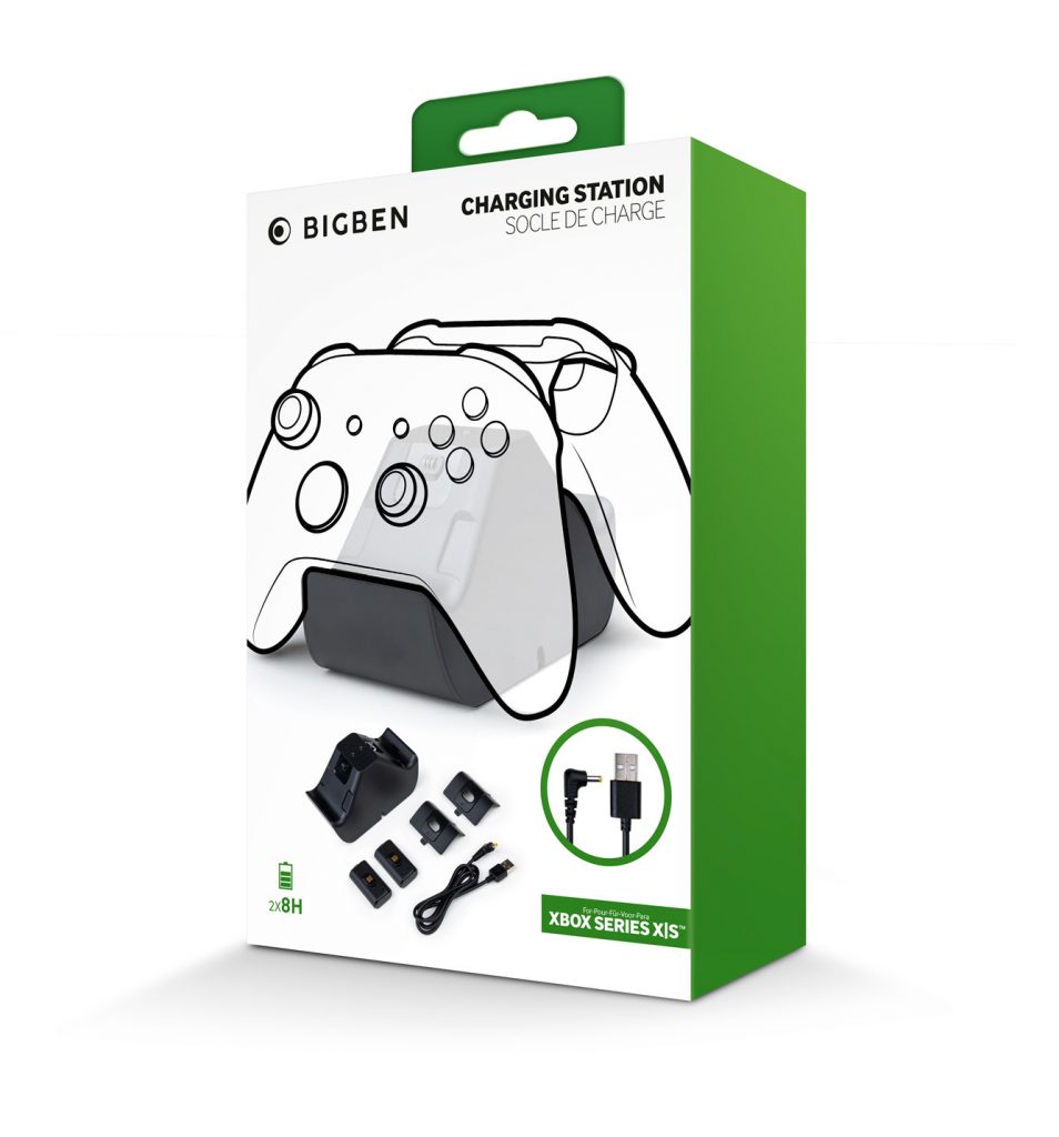 Nacon XBXDUALCHARGER Base di Ricarica per 2 Controller Xbox Series X-S