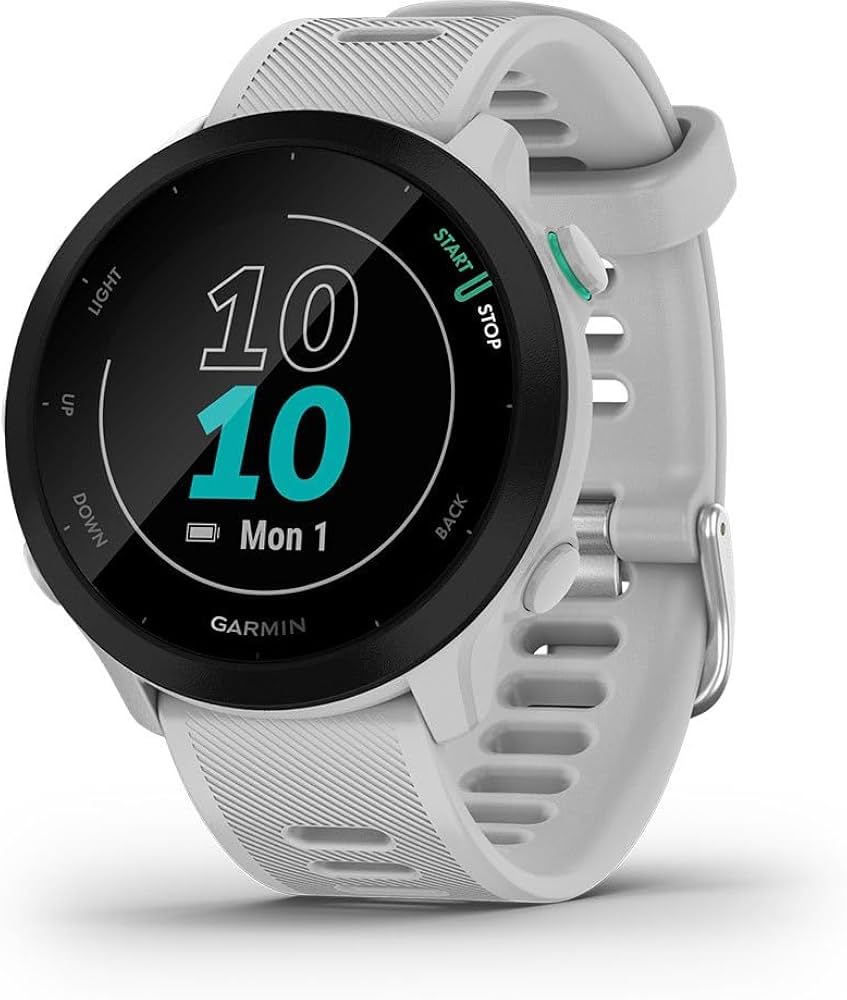 Garmin Forerunner 55 White  Smartwatch con GPS 1.04 Pollici