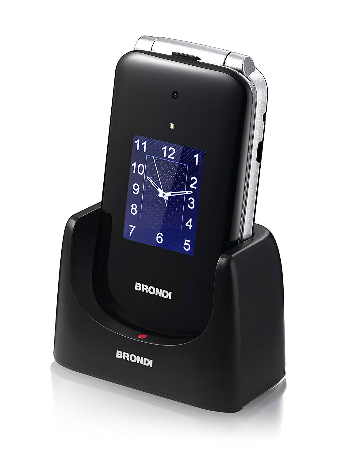 Brondi Amico Supervoice Cellulare Senior Flip Dual Sim con Tasto SOS