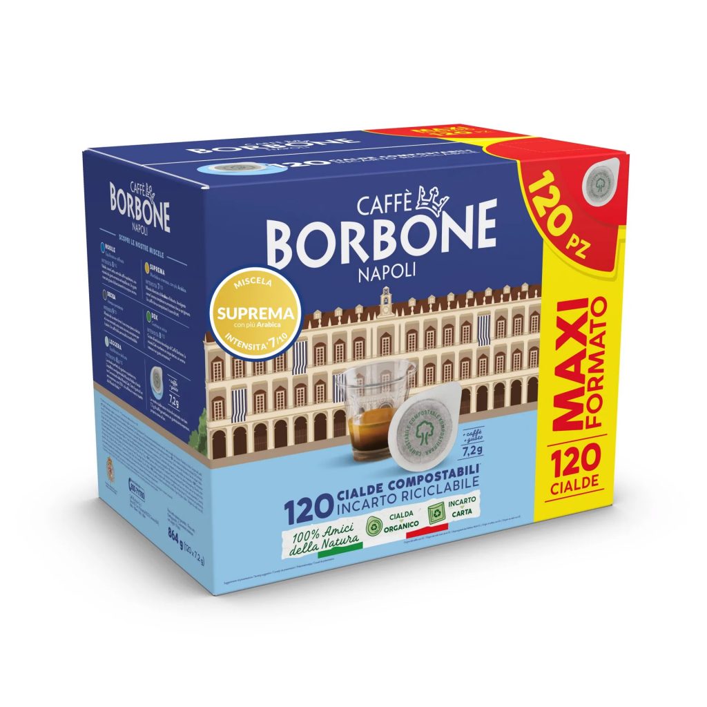 Caffe Borbone Confezione 120 Cialde 44mm Miscela Suprema