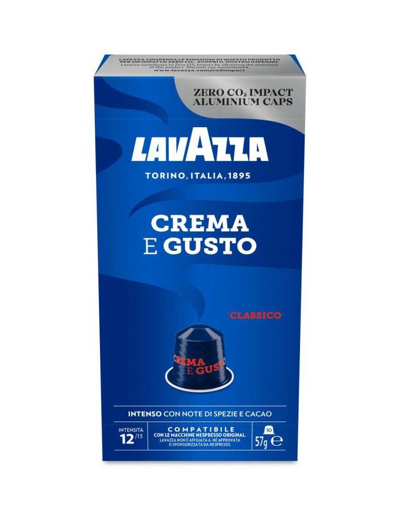 Lavazza 7002 Confezione 10 Capsule Caffe Compatibili Nespresso Alu Crema e Gusto