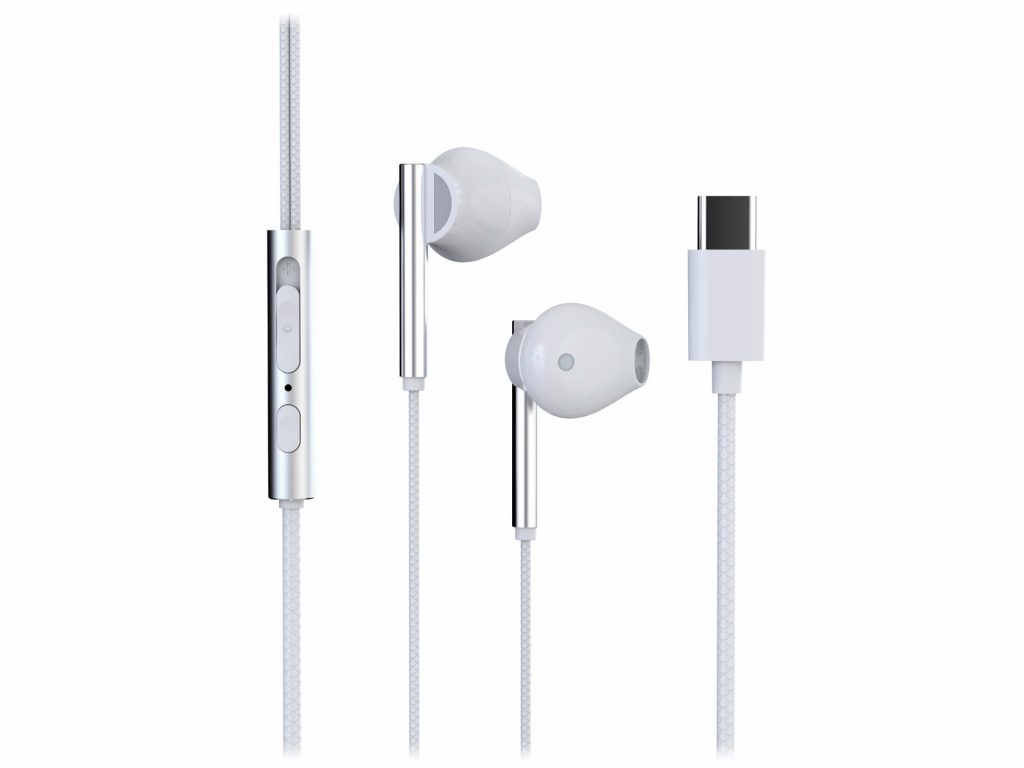 Trevi HMP 700 C Bianco Cuffie Auricolari con Cavo e Microfono