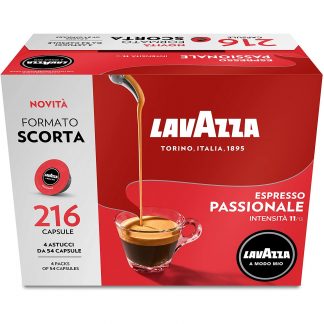 Lavazza A Modo Mio Espresso Passionale Formato Scorta Confezione 216 Capsule