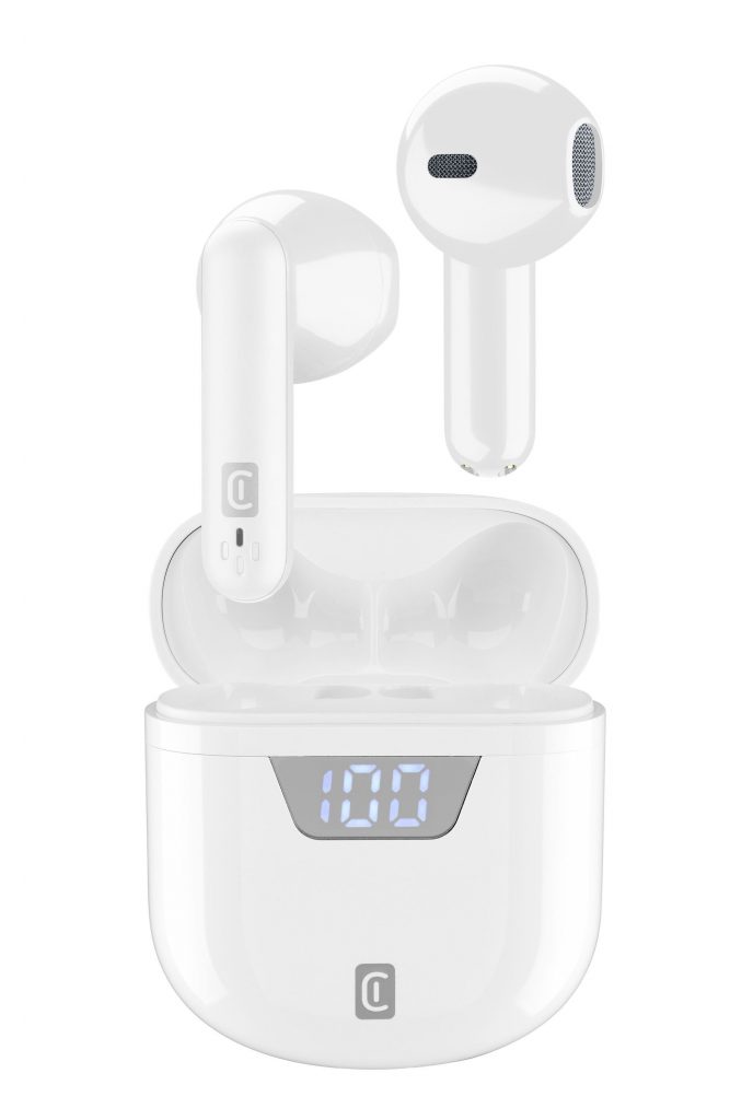 Cellular Line BTSEEKTWSW Auricolari Bianche Bluetooth