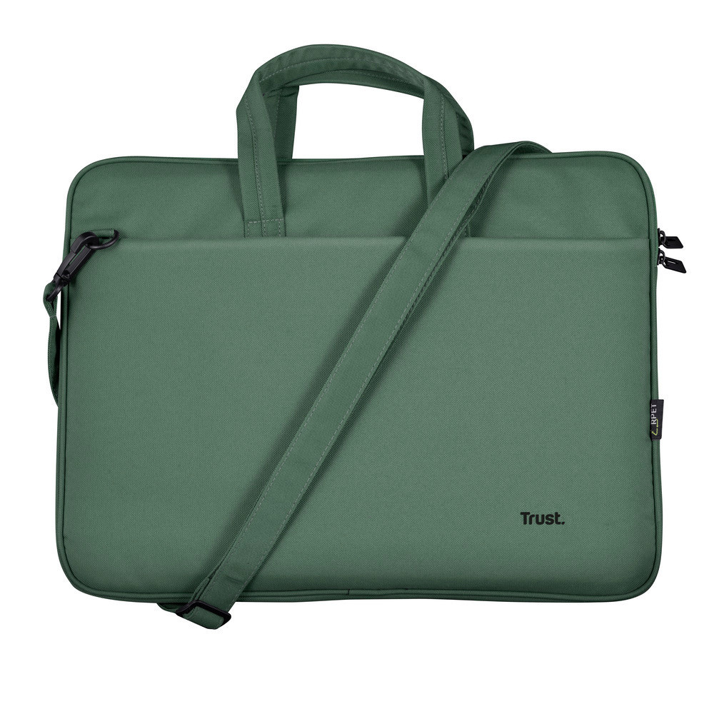 Trust Bologna Verde Borsa per Notebook Fino a 16 Pollici