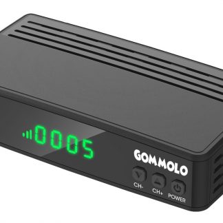 I-Zap Gommolo G227 Ricevitore Terrestre Free DVB-T2 HECV HDMIi Scart USB Nero