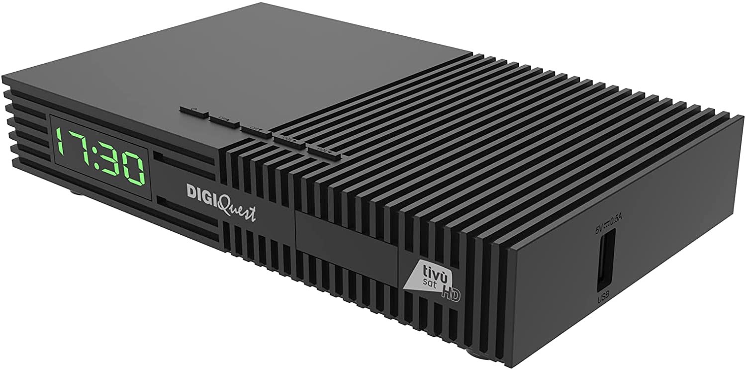 Digiquest Classic TI9 Ricevitore Digitale Satellitare DVB-S2 HEVC