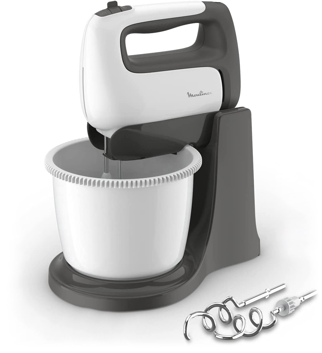 Moulinex HM4641 Sbattitore 500w 5 Velocita con Ciotola in Plastica da 2.5 Litri