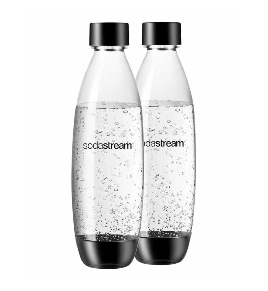 Sodastream 2270072 Confezione 2 Bottiglie in Plastica da 1LT per Gasatore Duo