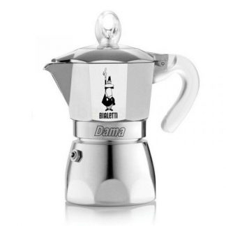 Bialetti Dama Pure Ice Moka 1 Tazza in Alluminio No Induzione