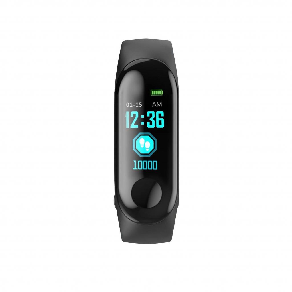 Celly TRAINERBAND Black Smartband 0.96 Single Touch Frequenza Cardiaca