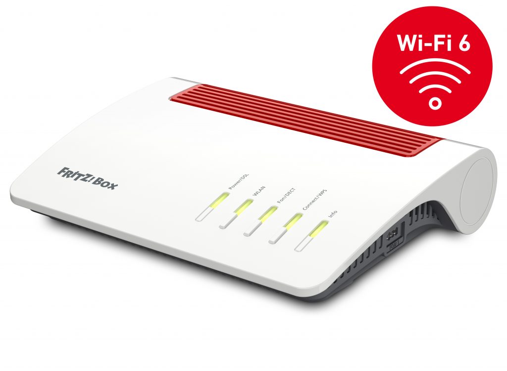 Fritz Box 7590 AX Modem Router AVM Wi-Fi 6 Dual Band