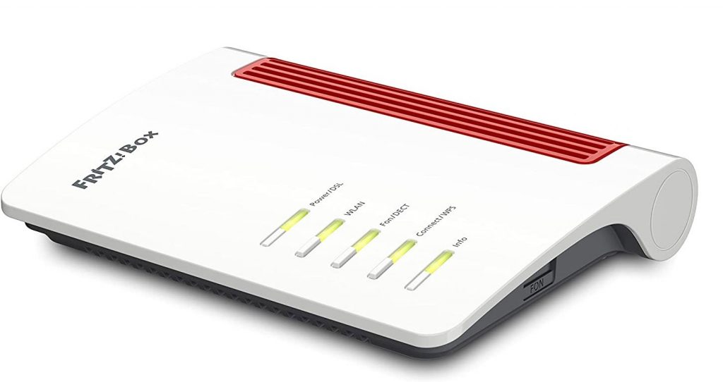Fritz Box 7510 Modem Router Connessione Vdsl O Adsl Wi-Fi 6 Fino A 600 Mbit-s