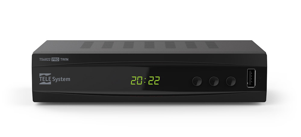 Telesystem TS6822 Decoder Digitale Terrestre Doppio Tuner e Videoregistratore