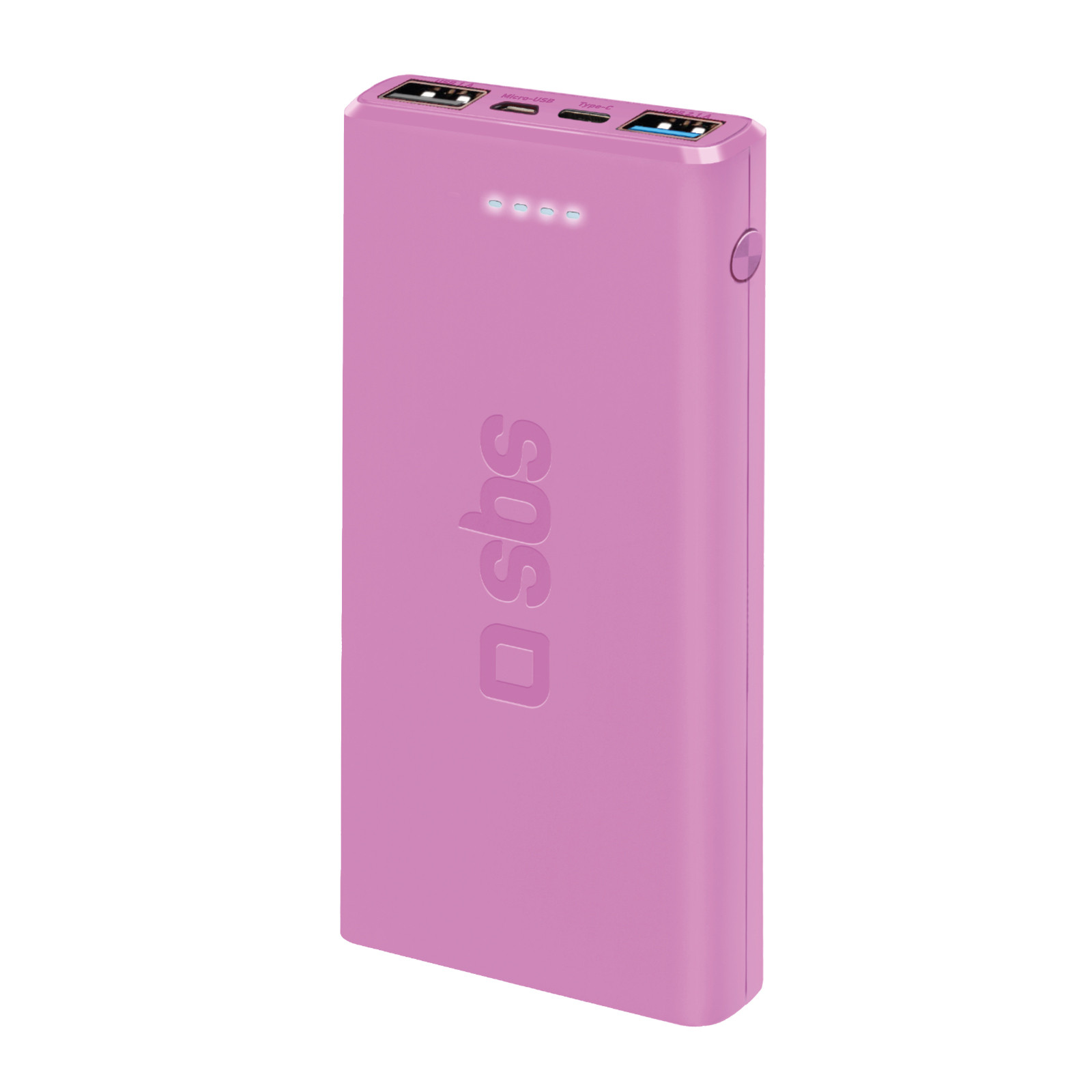 SBS TTBB10000FASTP Rosa Powerbank 10000mAh 2 USB 2.1 A