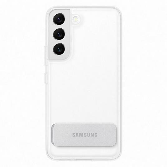 Samsung EFJS901CTEGWW Cover per Galaxy S22 Clear Standing Trasparente
