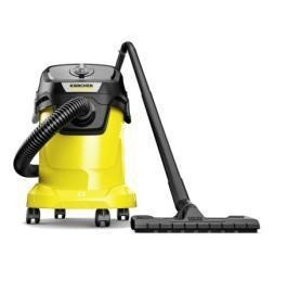 Karcher KWD3V17420F Bidone Aspirapolvere a cilindro secco e bagnato 1000w Giallo