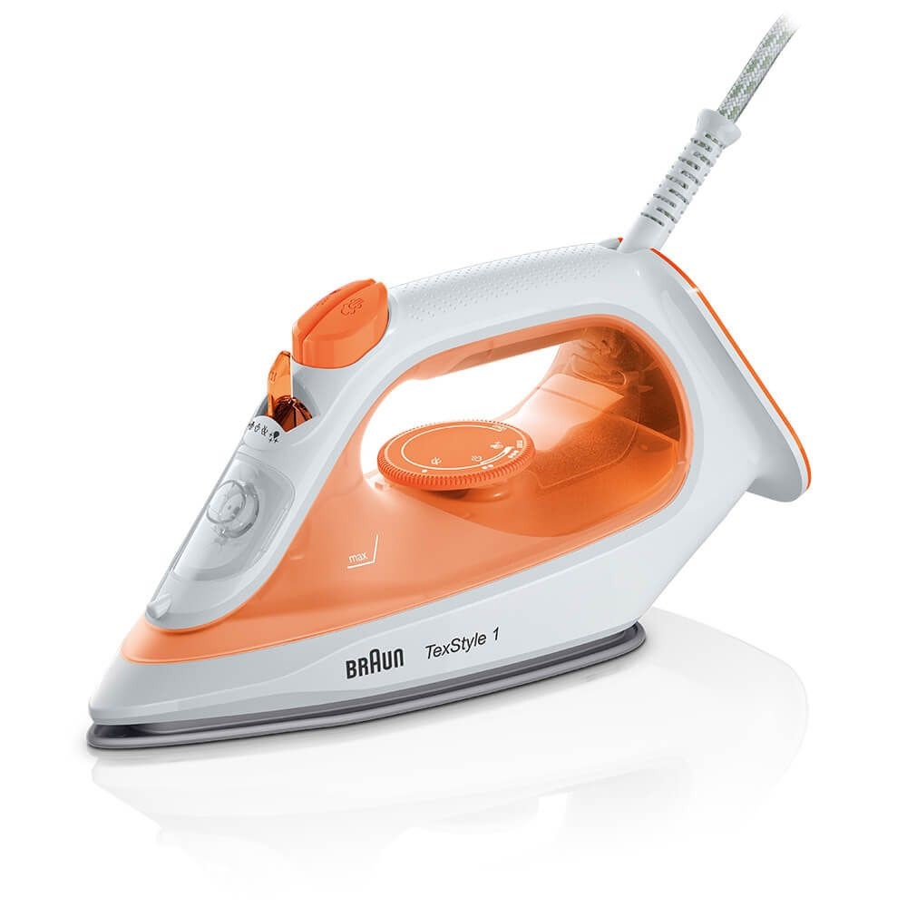 Braun TexStyle 1 Steam Iron SI 1009 Arancione Ferro a Vapore 1900w