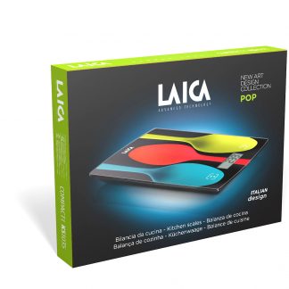 Laica KS1035 Bilancia da Cucina in Vetro Portata 5 KG
