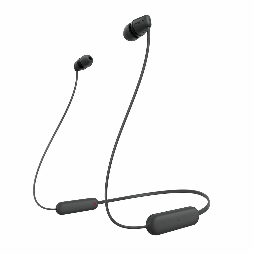 Sony WIC100B Nero Cuffie Auricolari Bluetooth In-Ear Impermeabili IPX4