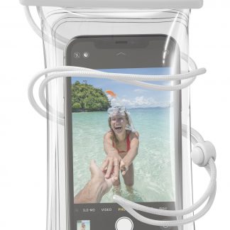 Cellular Line VOYAGER22W Custodia Bianca Universale Impermeabile per Smartphone
