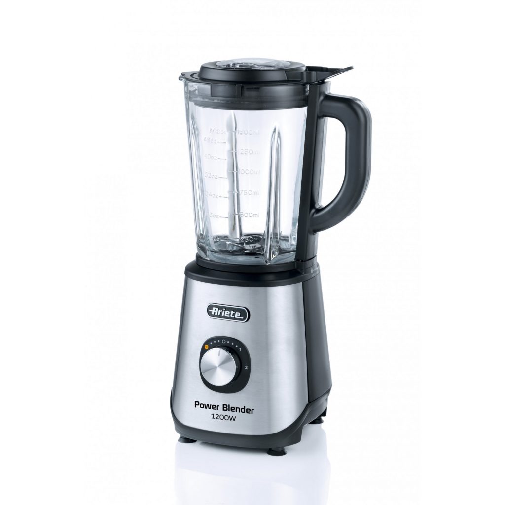 Ariete Power Blender Frullatore 1200W con Bicchiere in Vetro da 1.5 LT