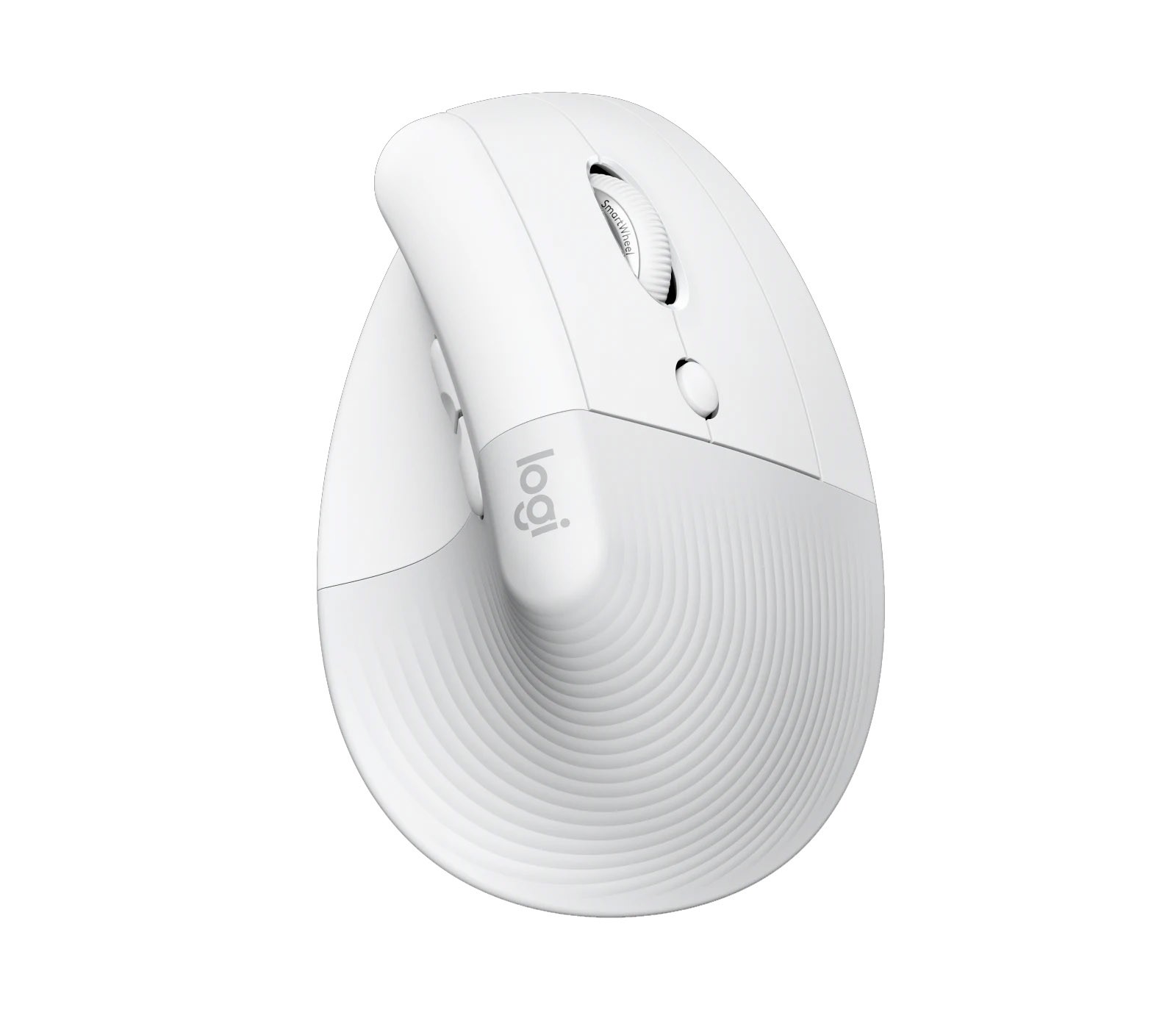Logitech Lift Vertical White Mouse Ergonomico Wireless