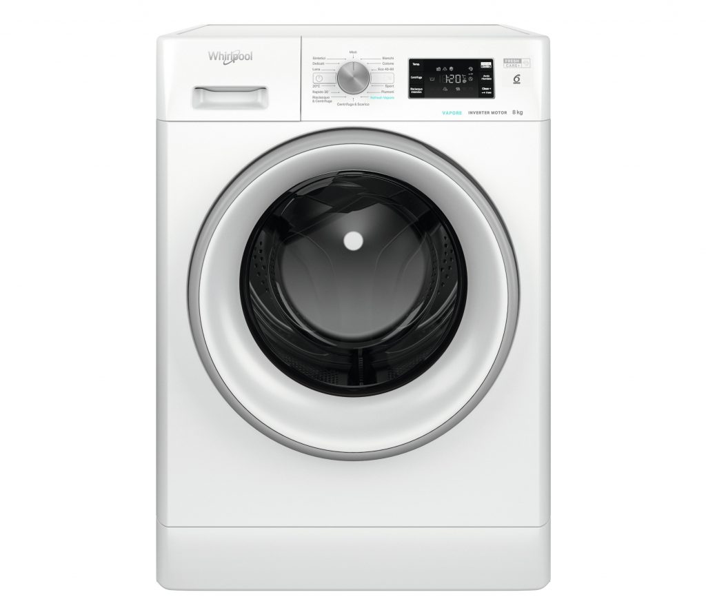 Whirlpool FFB846SVIT Lavatrice Carica Frontale 8kg 1400giri Inverter Vapore