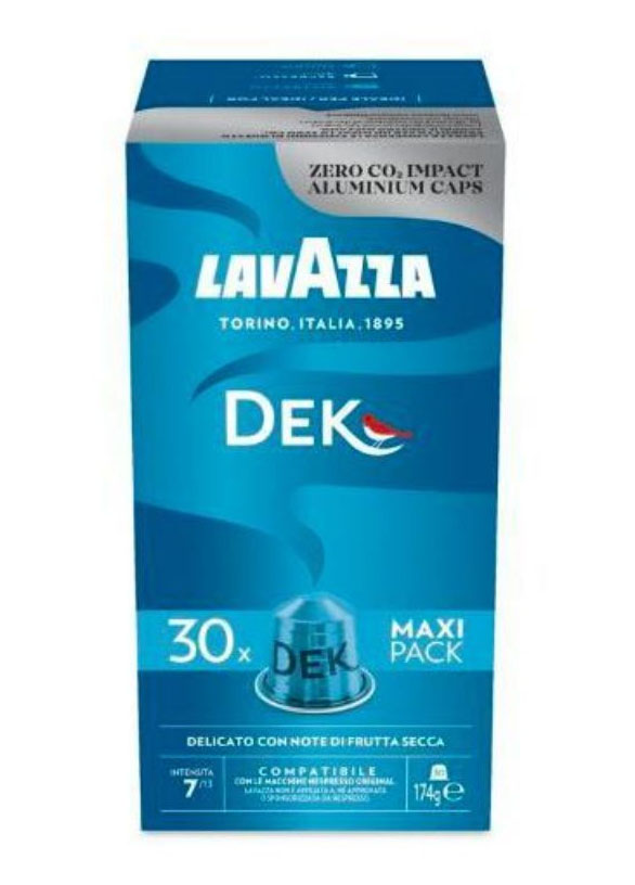 Lavazza Decaffeinato Confezione 30 Capsule Alu Compatibili Nespresso