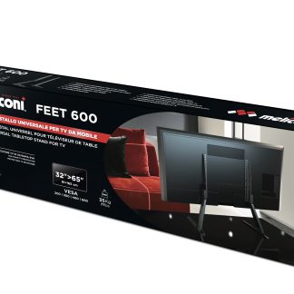 Meliconi Feet 600 Piedistallo Universale per TV 32-65 Pollici Portata Max 35KG