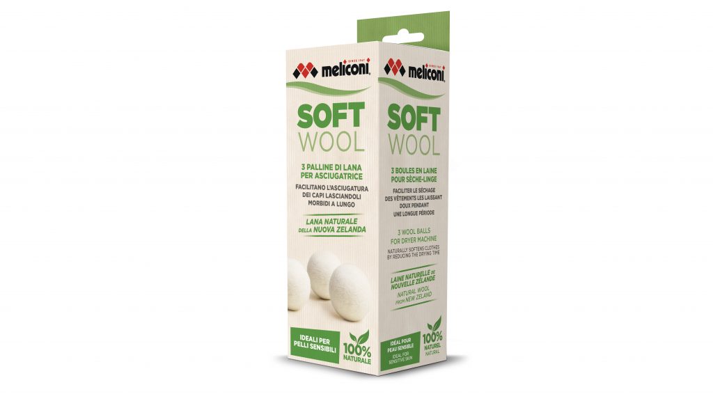 Meliconi Soft Wool 3 Pezzi Sfere di Lana Naturale