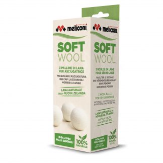 Meliconi Soft Wool 3 Pezzi Sfere di Lana Naturale