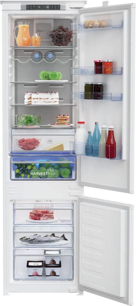 Beko BCNA306E4SN Frigorifero Combinato da Incasso 306LT Altezza 194CM 5 Ripiani