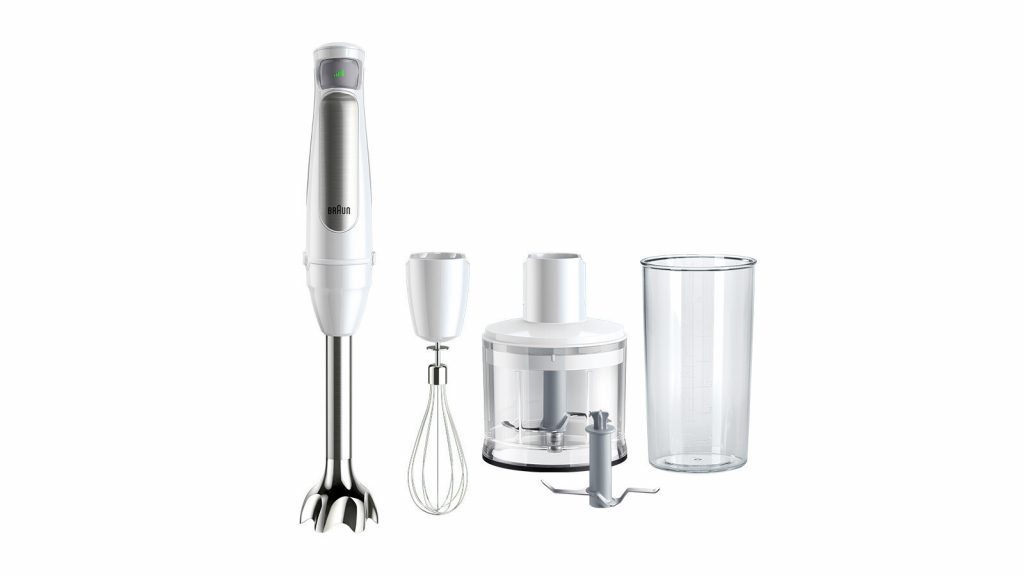 Braun Multiquick7 MQ7035IWH Frullatore a Immersione 1000W con Accessori