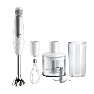 Braun Multiquick7 MQ7035IWH Frullatore a Immersione 1000W con Accessori