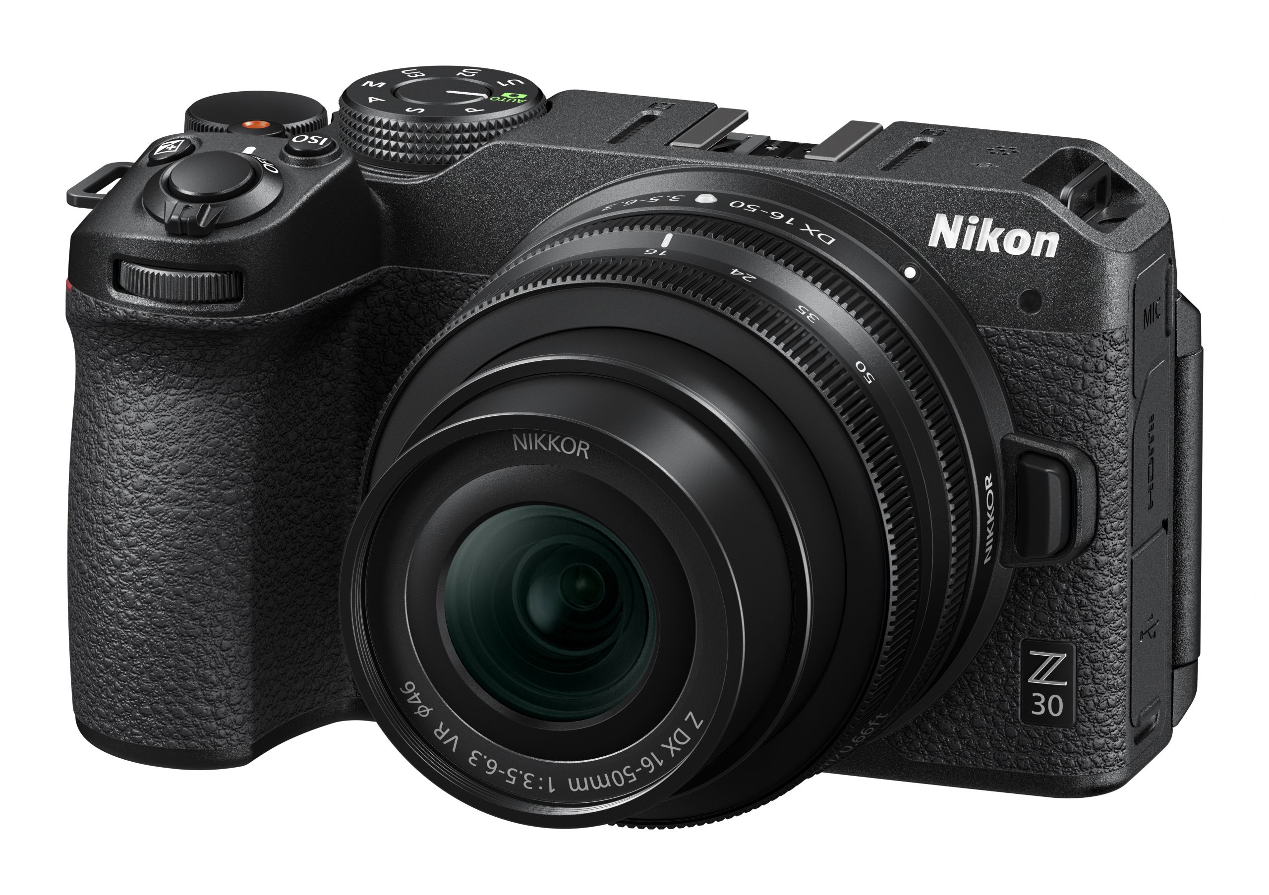 Nikon Z30 Fotocamera Mirrorless con Obiettivo Z-DX 16-50 VR e Scheda SD 64GB