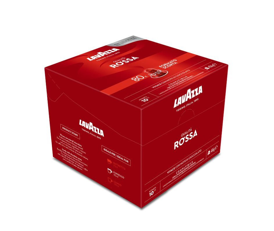 Lavazza Qualita Rossa Confezione 80 Capsule Caffe Compatibili Nespresso
