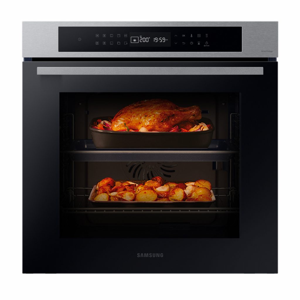 Samsung NV7B4040VBSU5 Forno da Incasso Multifunzione 76 Lt con Wi-Fi e Vapore
