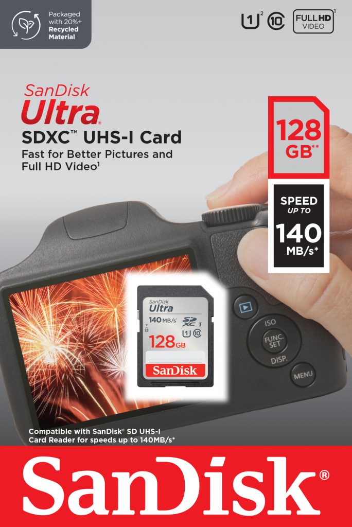 Sandisk SDSDUNB128GGN6IN Memoria Micro SDXC Ultra 128GB