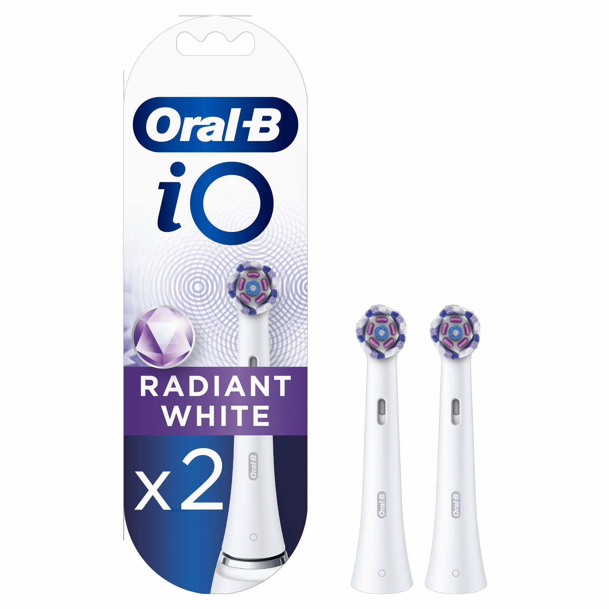 Oral-B 80364176 Testina di Ricambio Radiant White 2 Pezzi